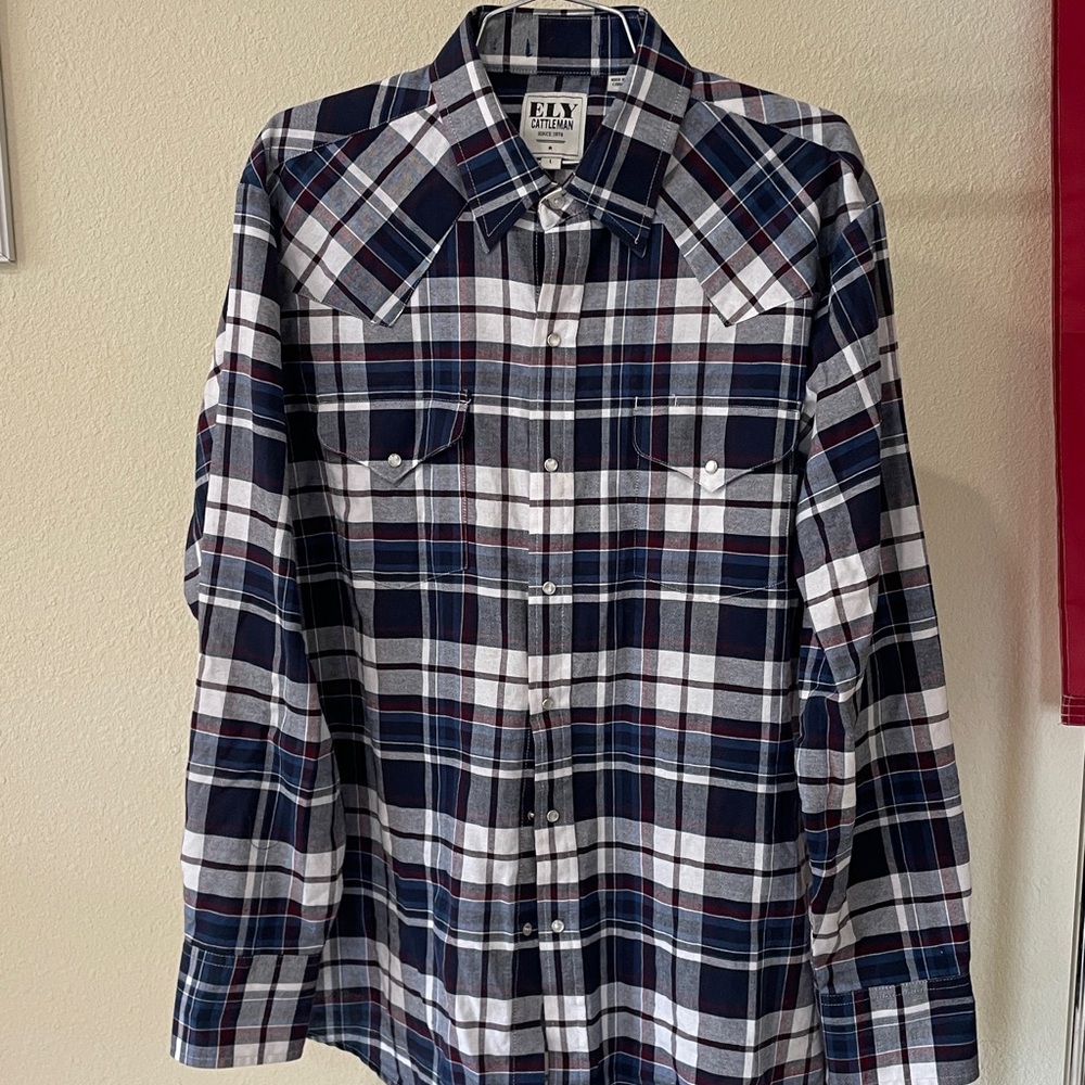 Ely Cattleman Plaid Button Down